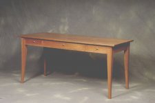 Lines Custom Cherry Desk